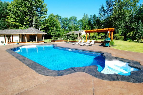 Concrete Patio installation in Deerwood, FL