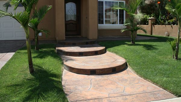 Concrete Walkway installation in Deerwood, FL