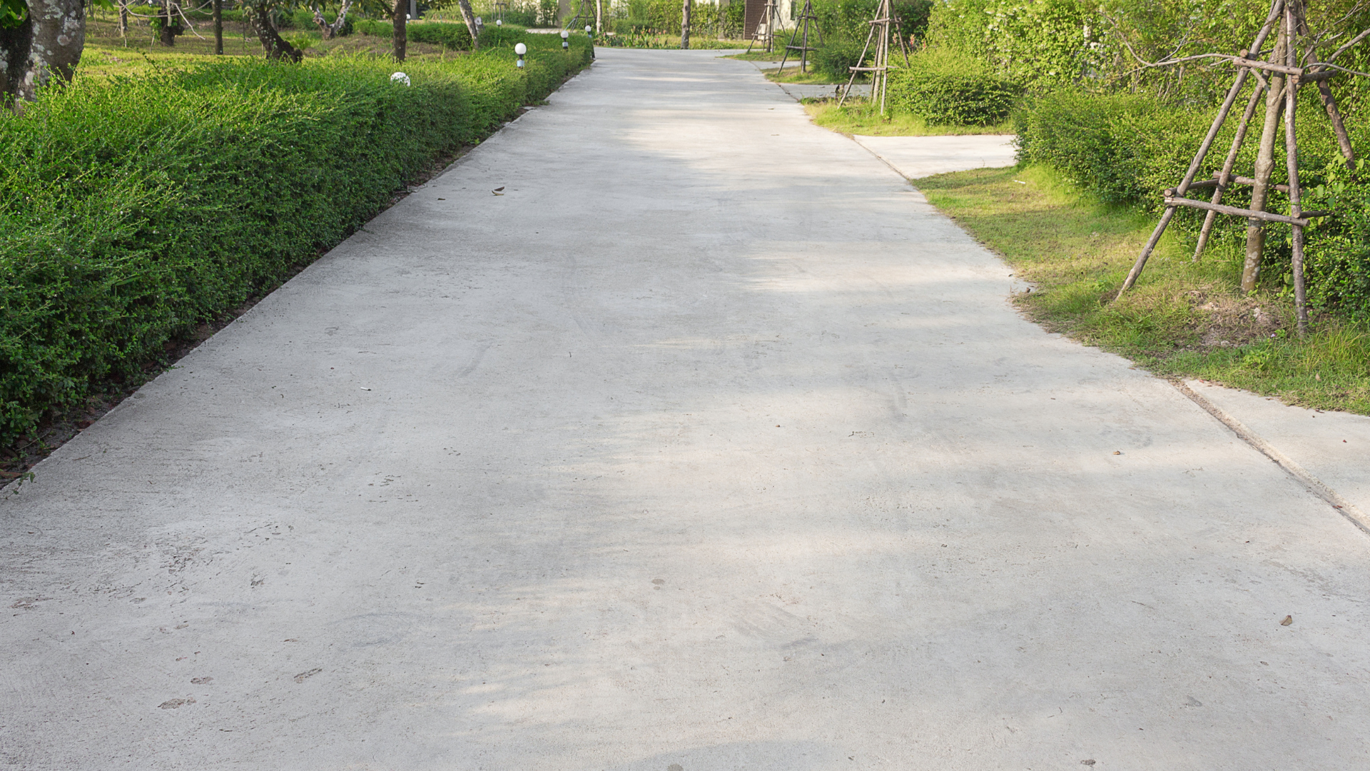 concrete walkway Commercial walkway installation