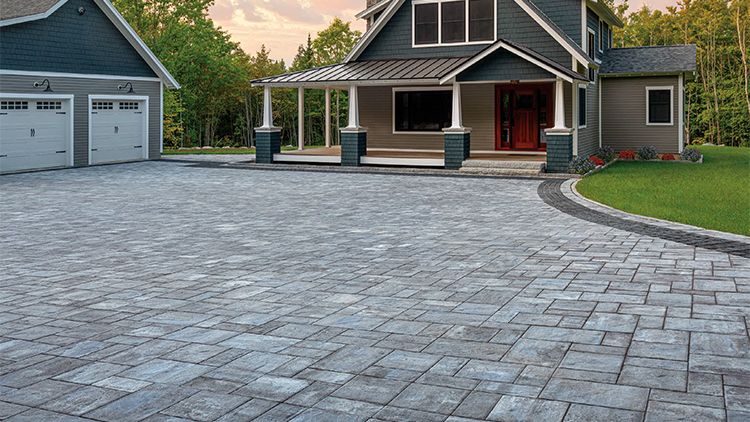 paver driveway and patio installation