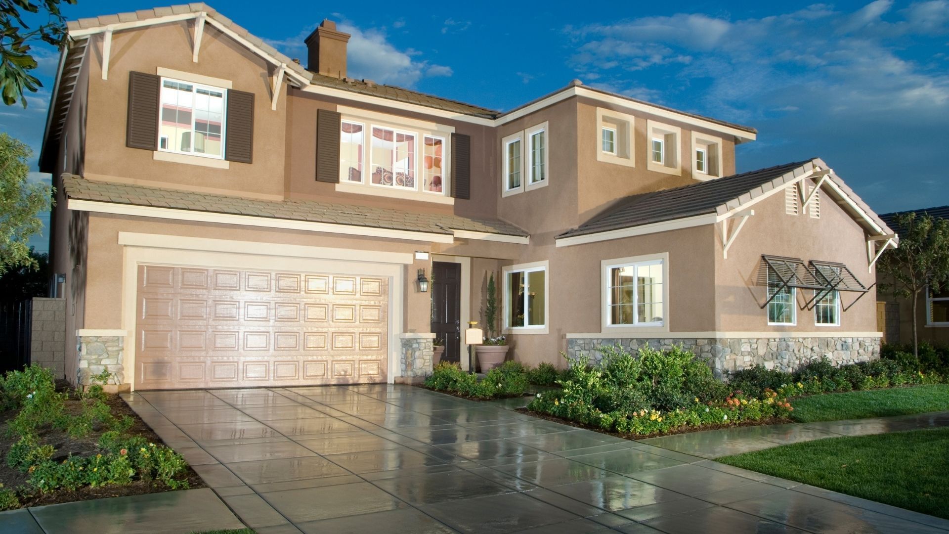 concrete paver driveway